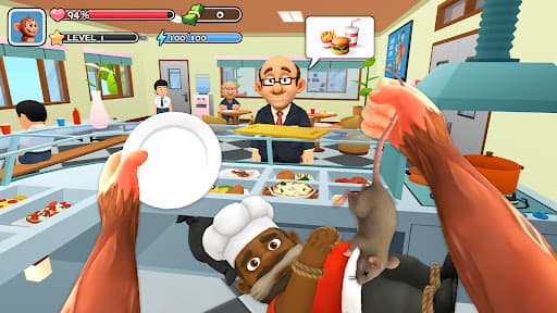 Monkey Student: School Prank screenshot 3 - screenshot