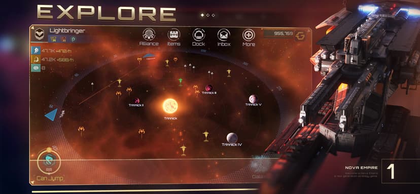 Nova Empire: Space Wars MMO screenshot 1 - screenshot