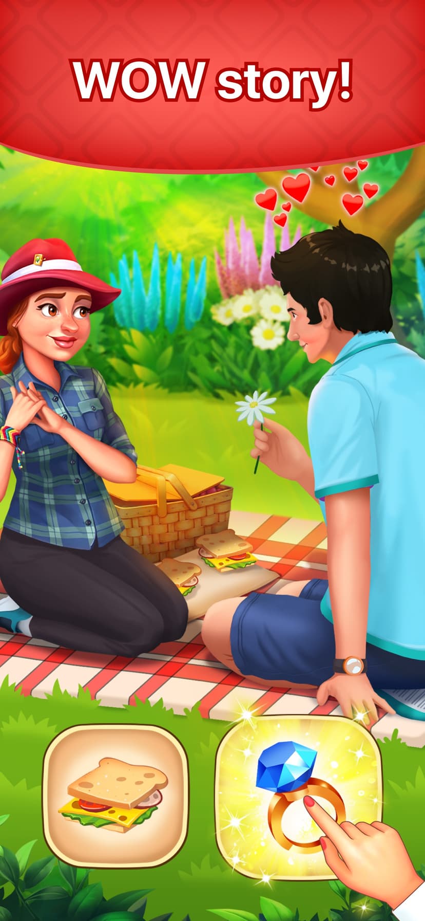 Garden Lilies Match 3 game screenshot 2 - screenshot