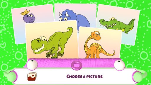 Dino Dot-to-Dot Coloring screenshot 1 - screenshot