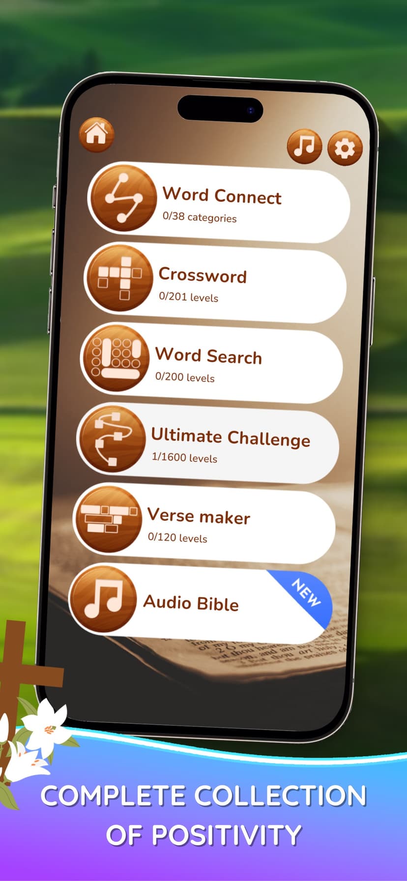 Bible Word Games: Puzzles App screenshot 1 - screenshot