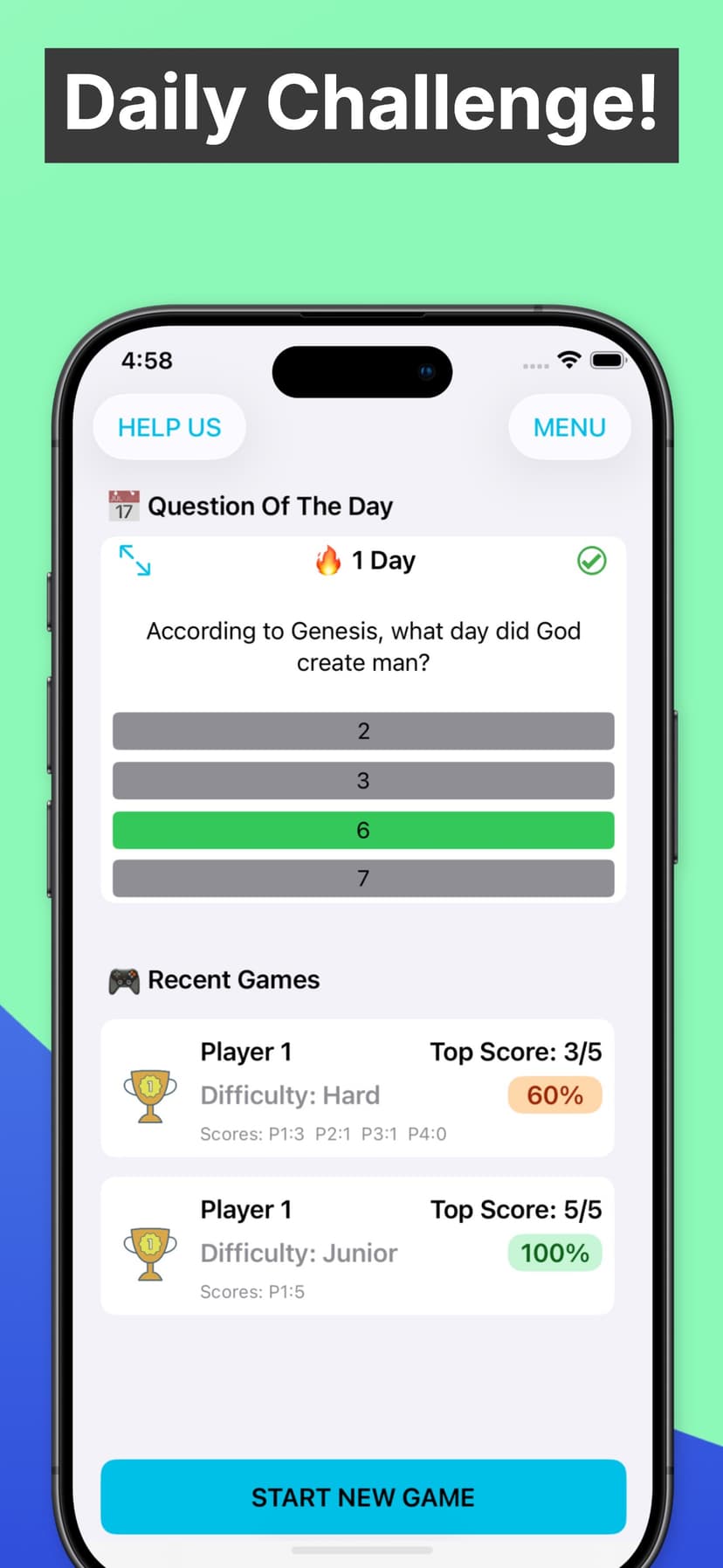 Bible Trivia - Christian Game screenshot 7 - screenshot