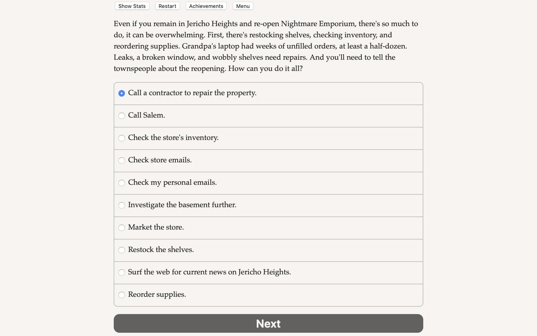 Null - screenshot