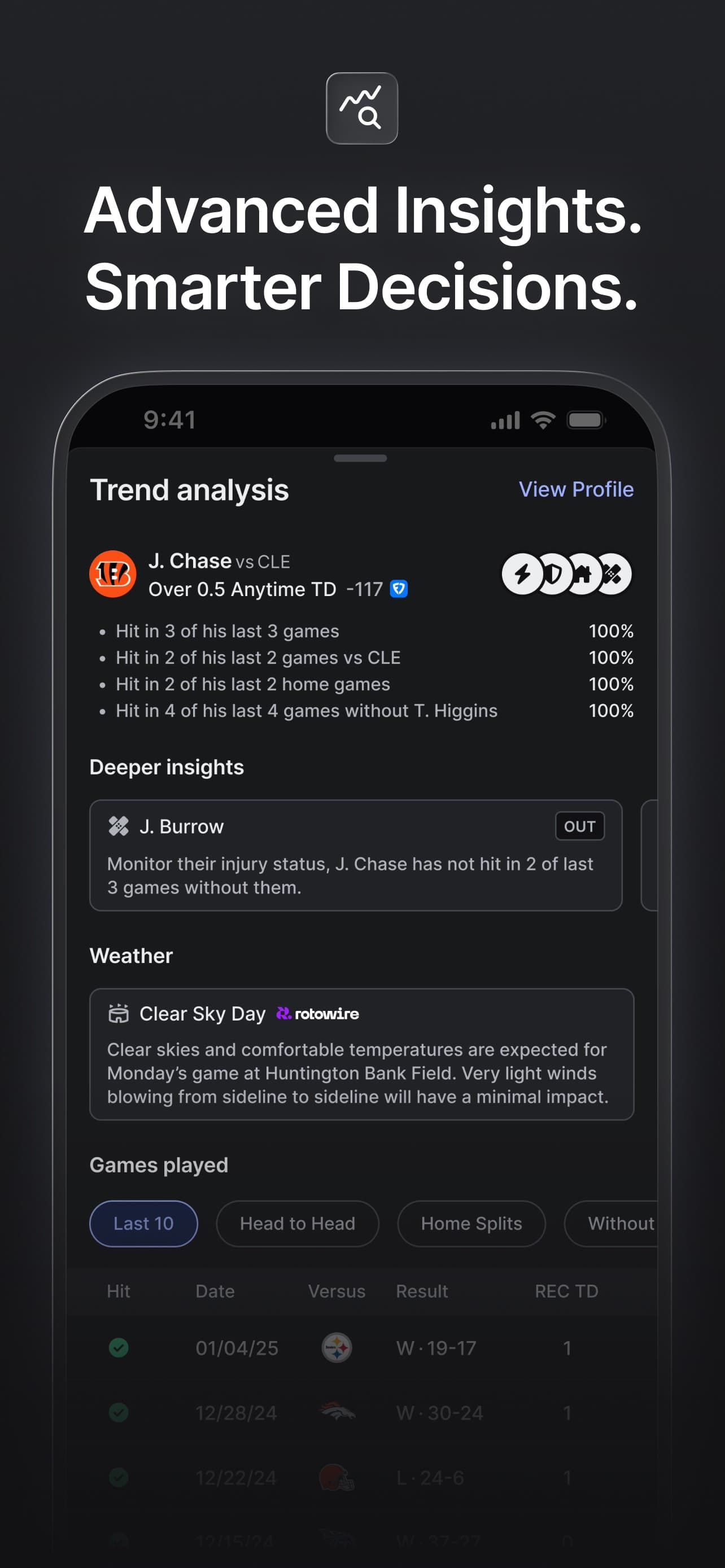 Linemate: Find Your Next Bet screenshot 3 - screenshot