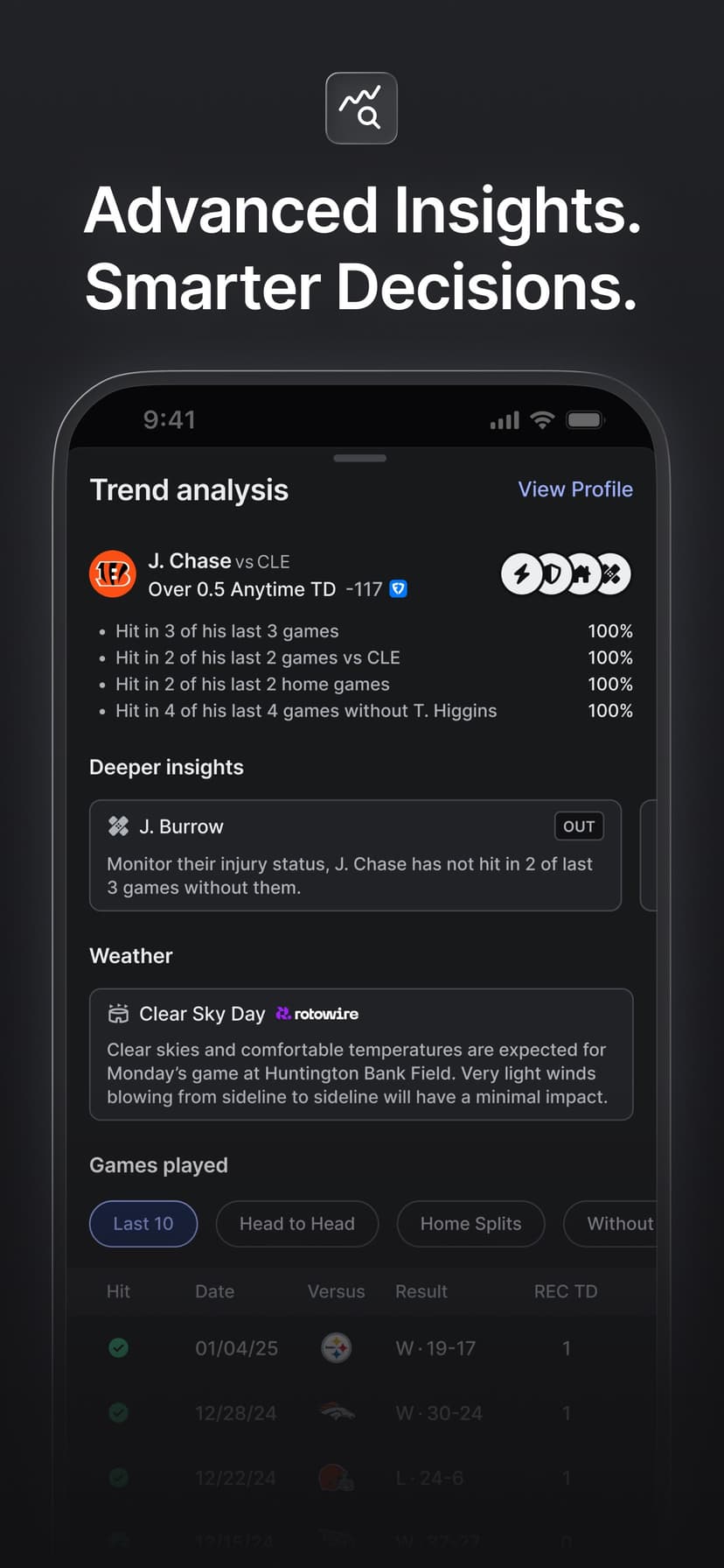 Linemate: Find Your Next Bet screenshot 3 - screenshot