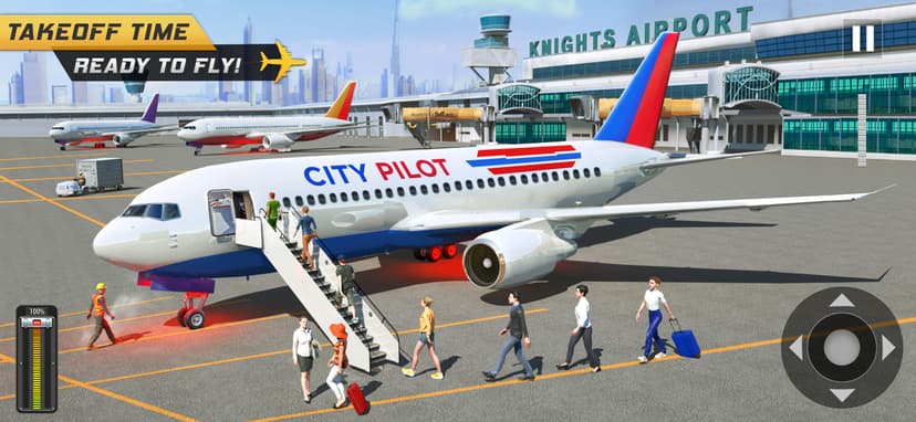 SkyDrift: Airplane Game 3D screenshot 1 - screenshot