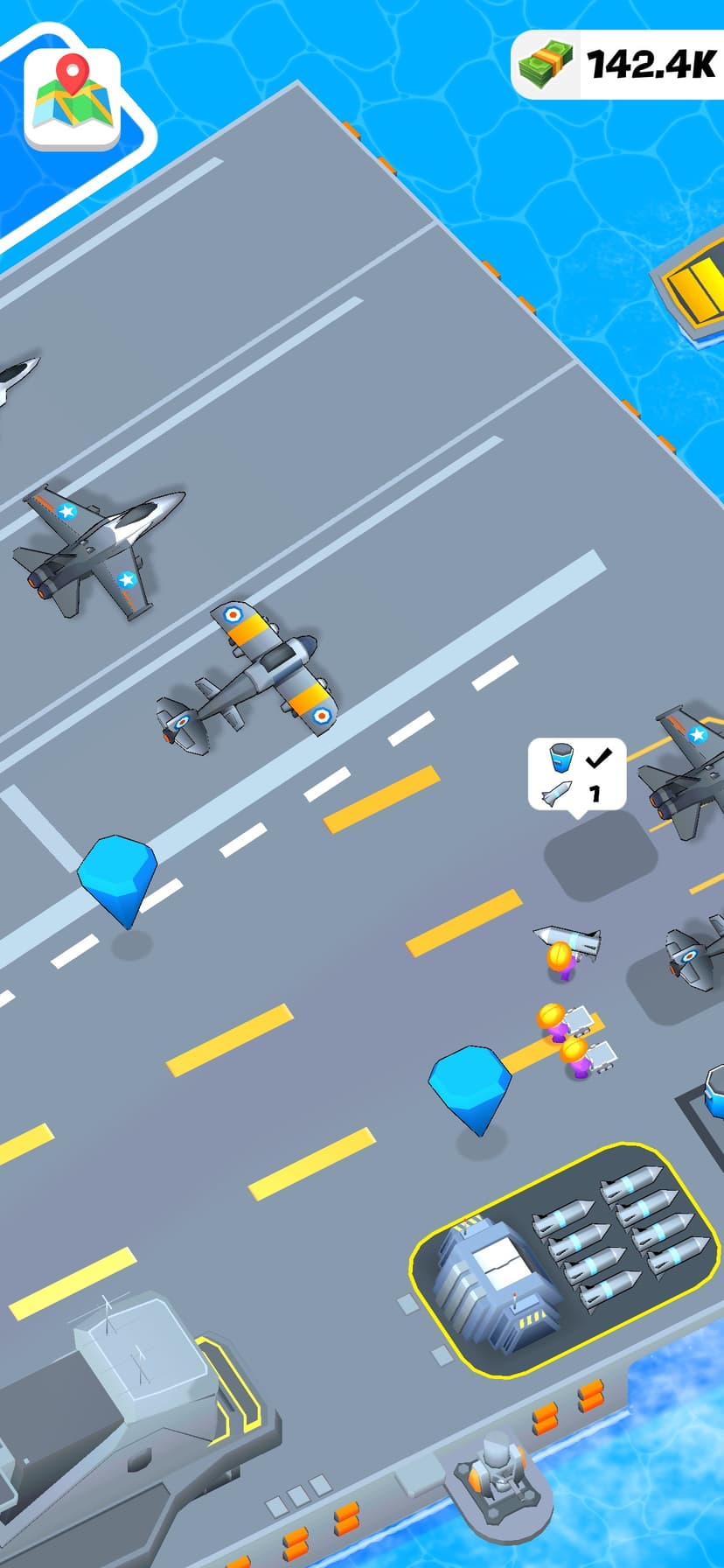 Idle Aircraft Carrier screenshot 2 - screenshot