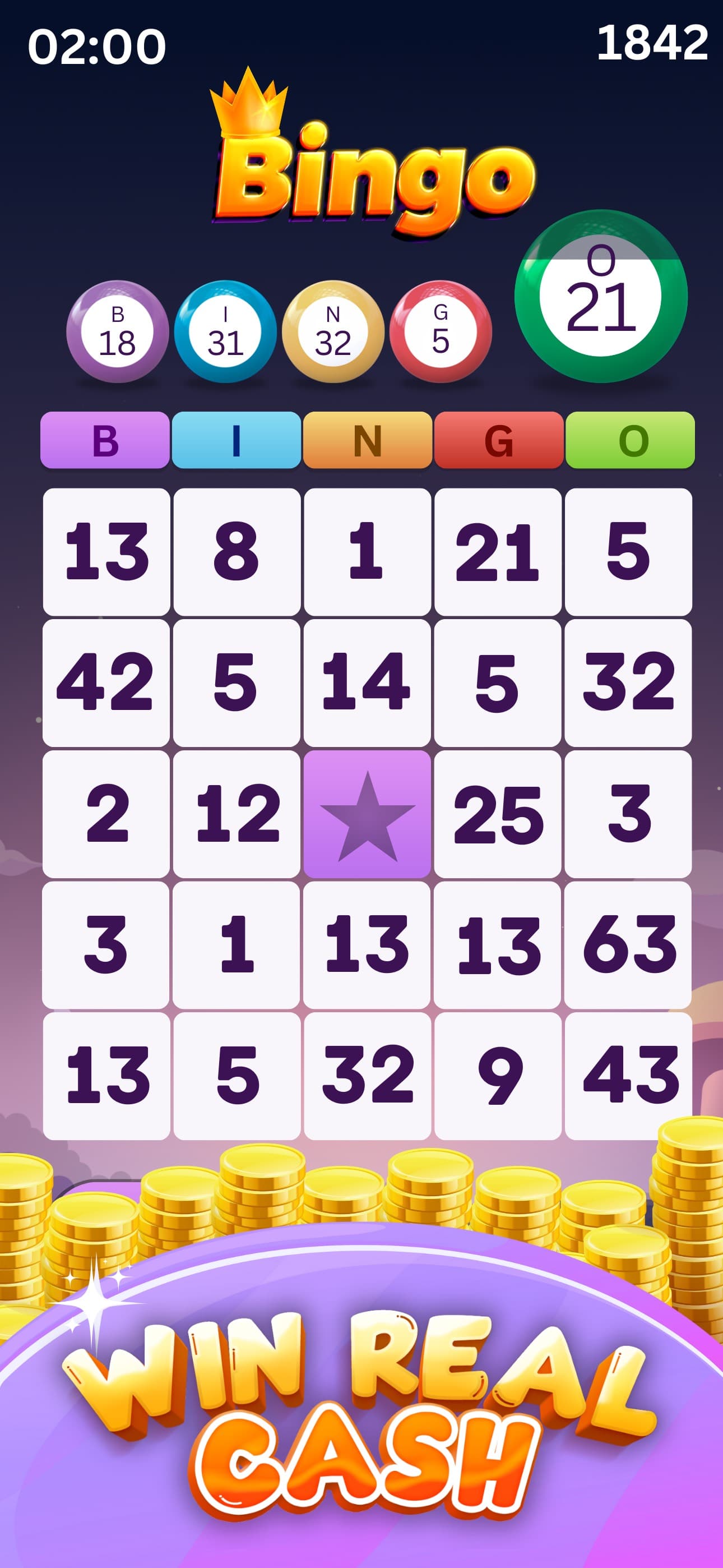 Bingo Real Money Win Cash Game screenshot 1 - screenshot