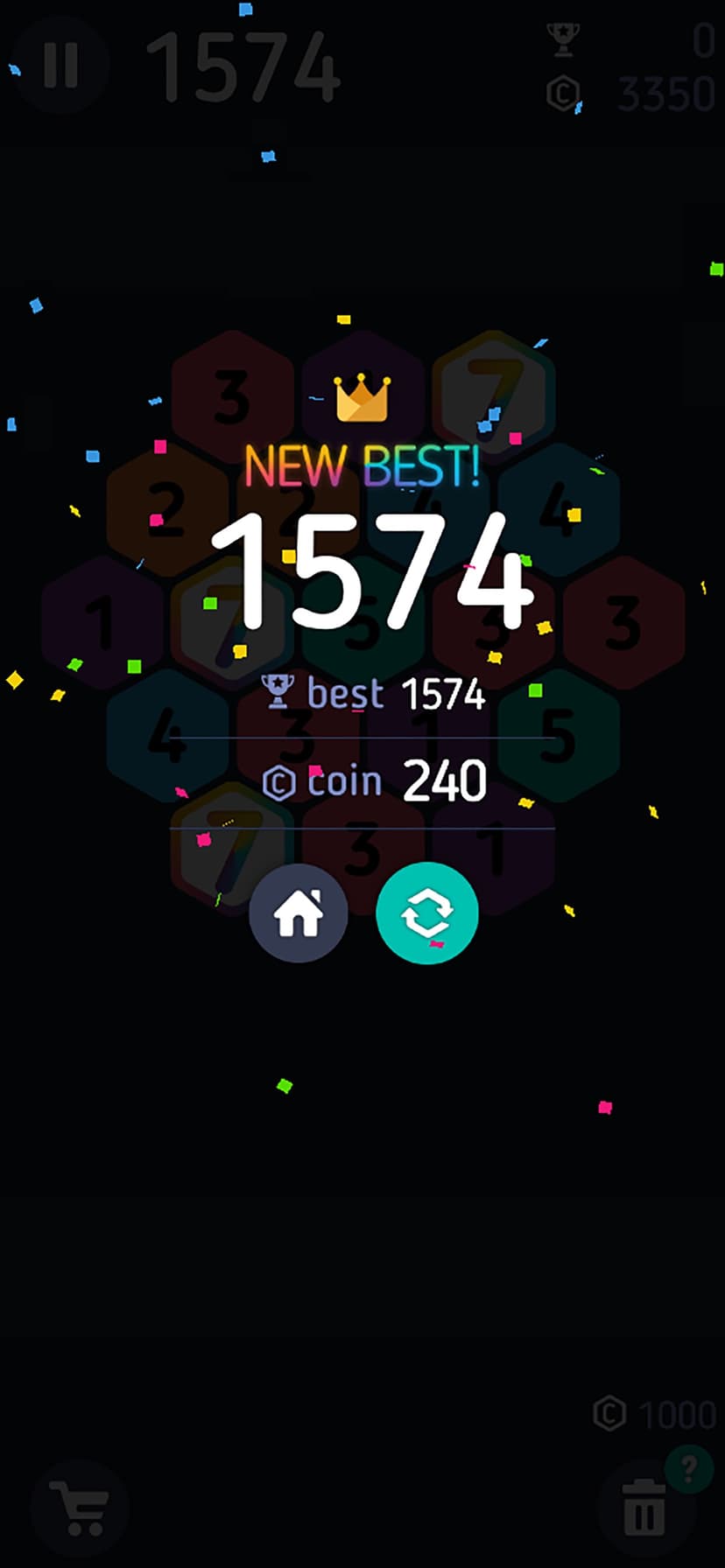 Make7! Hexa Puzzle screenshot 1 - screenshot