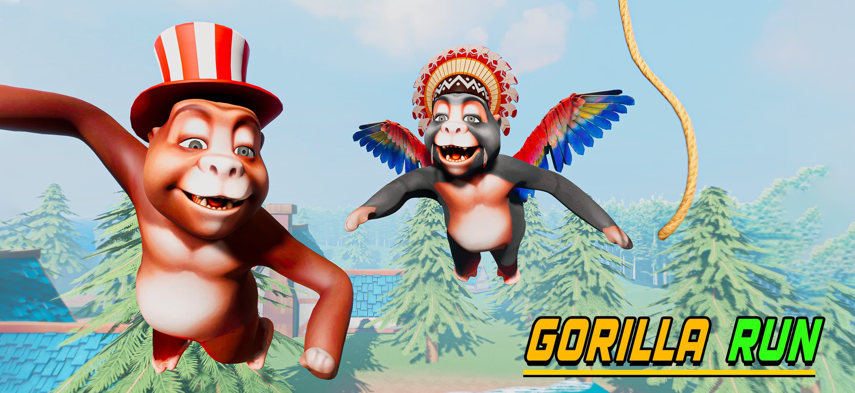 Gorilla Hide And Seek Mob Game screenshot 2 - screenshot