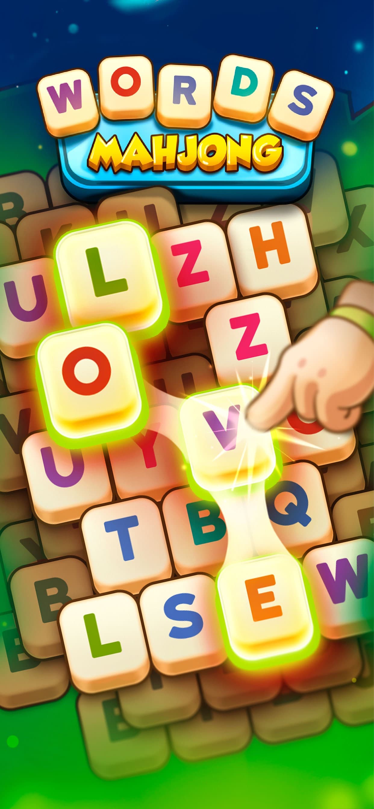 Words Mahjong - Search & merge screenshot 1 - screenshot
