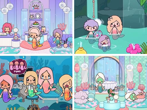 Mermaid Games: Princess Salon screenshot 4 - screenshot
