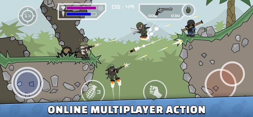 Mini Militia - Doodle Army 2 screenshot 1 - screenshot