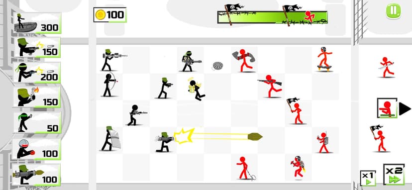 Stickman Army : The Defenders screenshot 1 - screenshot