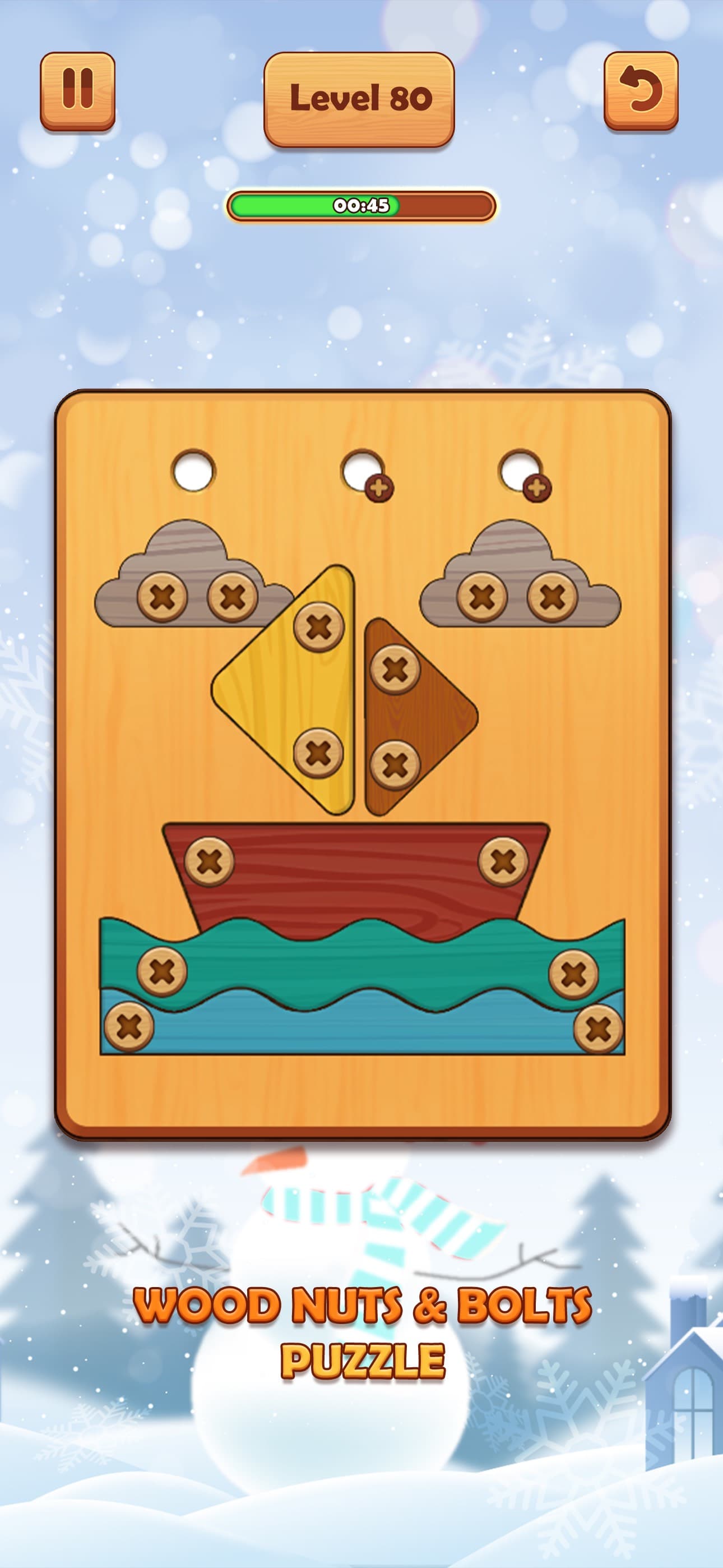 Wood Nuts & Bolts: Unscrew screenshot 1 - screenshot