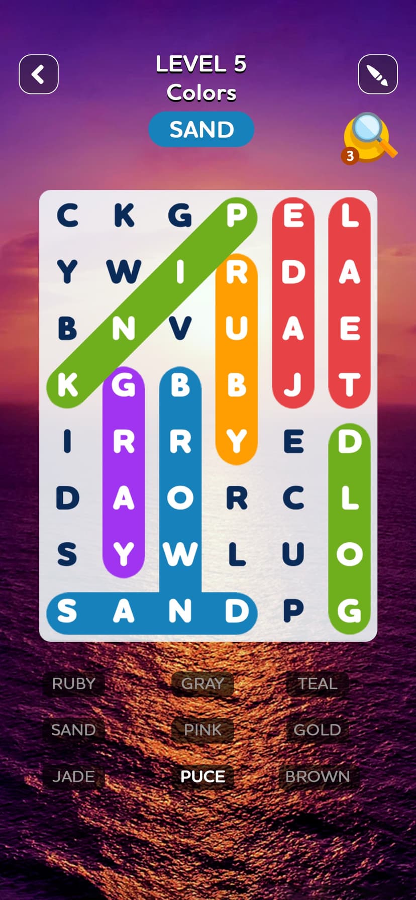 Word Search Quest Puzzles screenshot 1 - screenshot