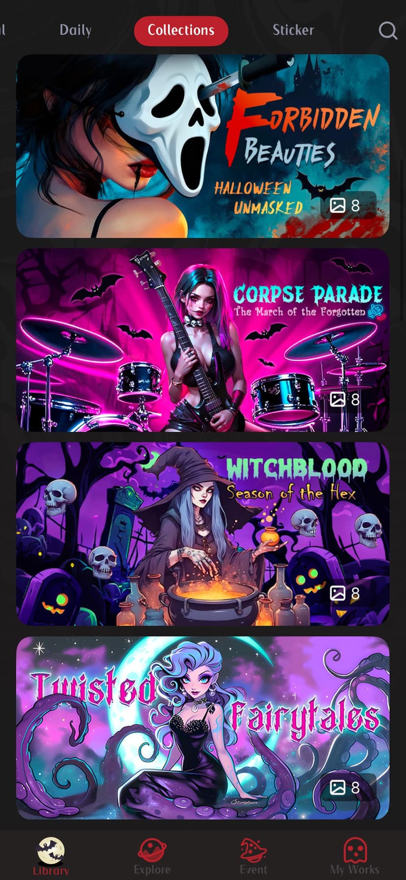 Dark Color: Paint by Number screenshot 7 - screenshot