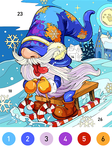 Christmas Winter Coloring Book screenshot 12 - screenshot