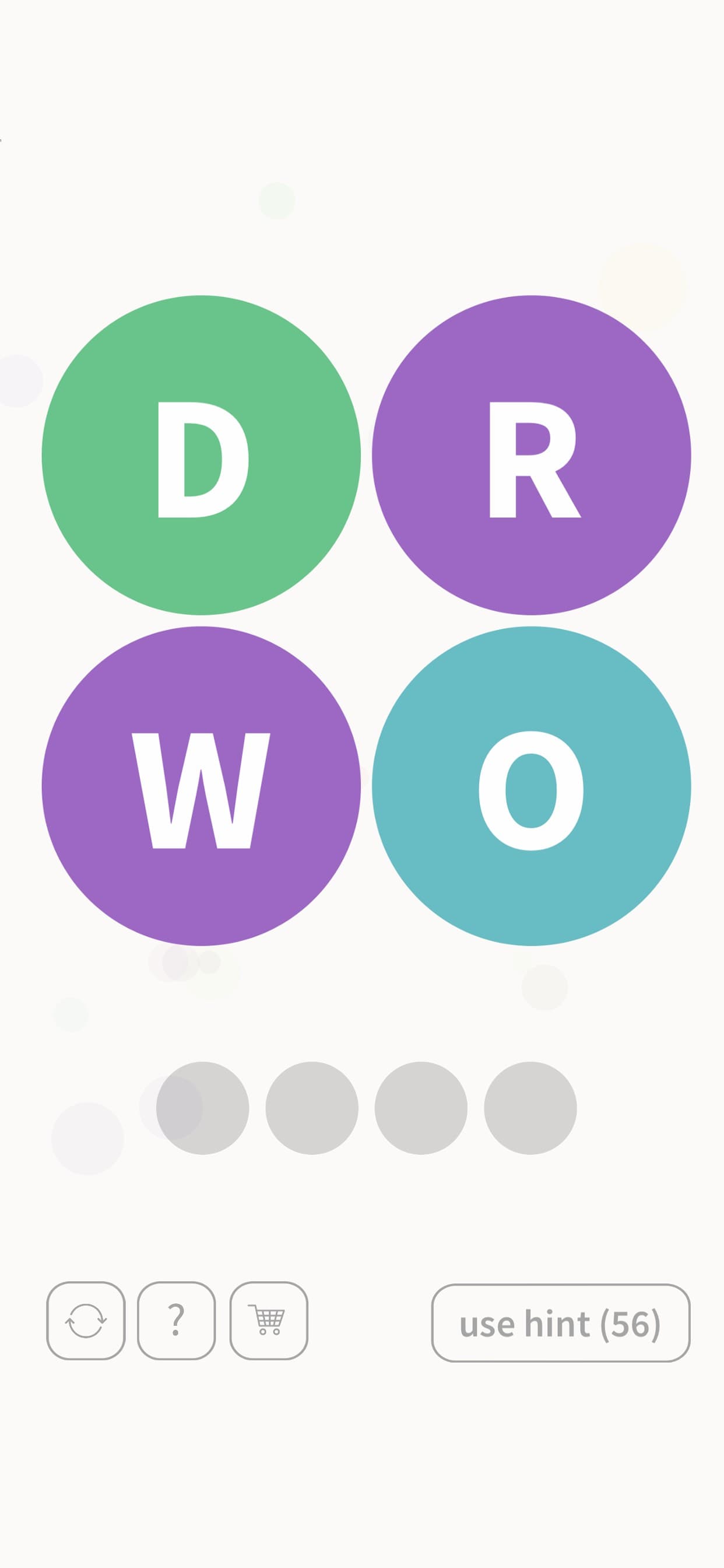 WordBubbles! screenshot 1 - screenshot