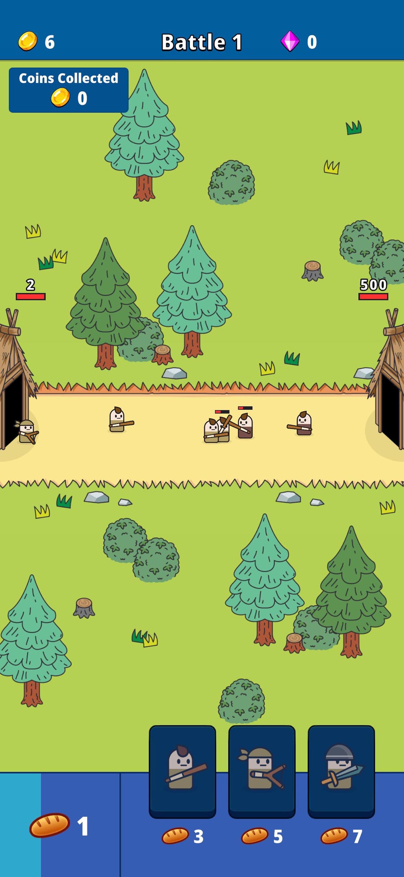 Pocket Guardian : mini TD war screenshot 1 - screenshot
