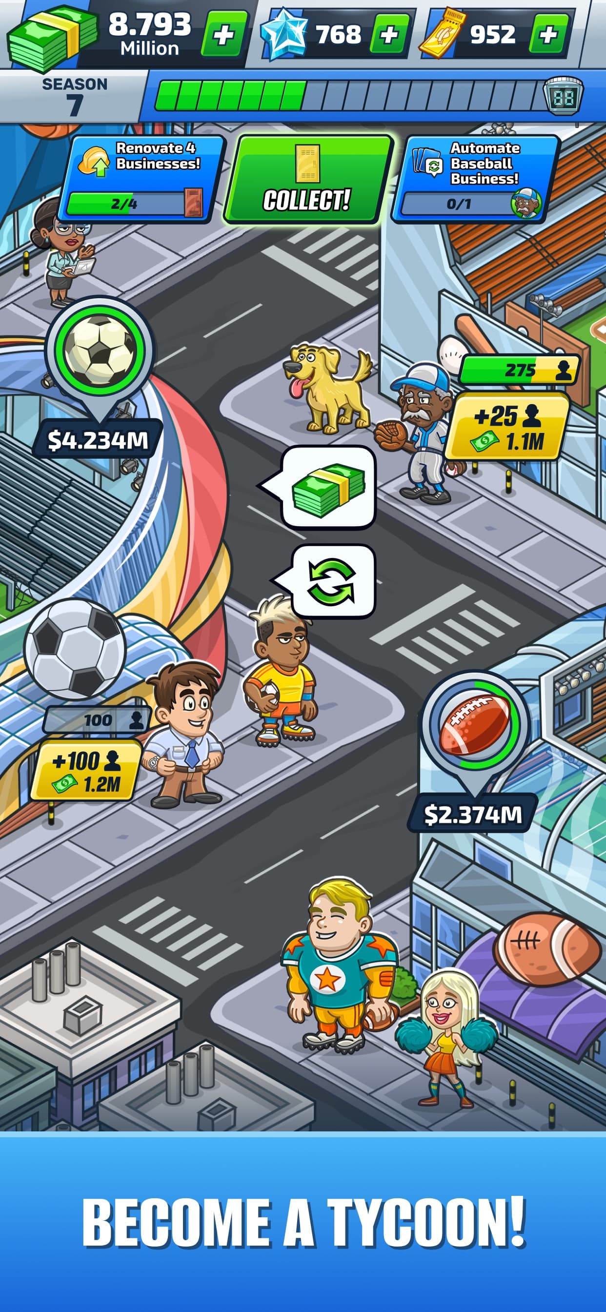 Idle Sports Tycoon Game screenshot 2 - screenshot