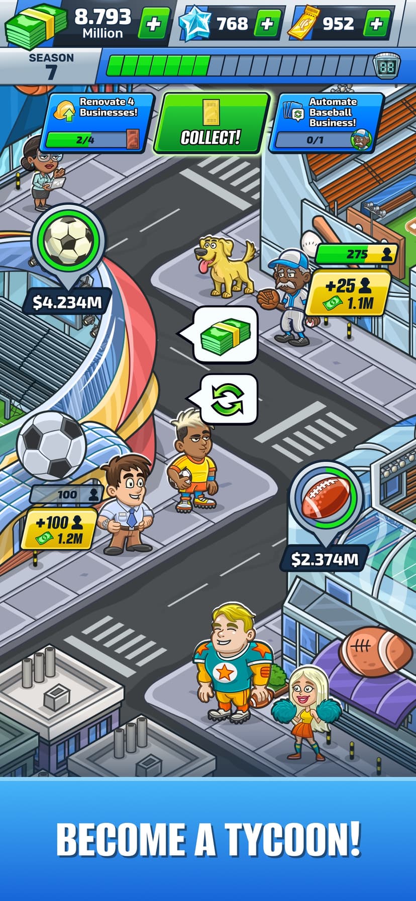 Idle Sports Tycoon Game screenshot 2 - screenshot