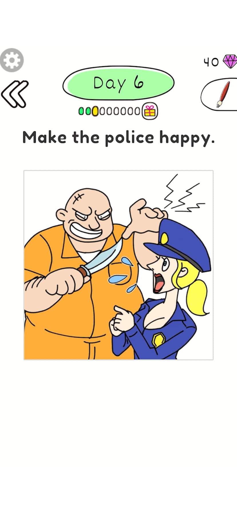 Draw Happy Police: Trivia Game screenshot 1 - screenshot