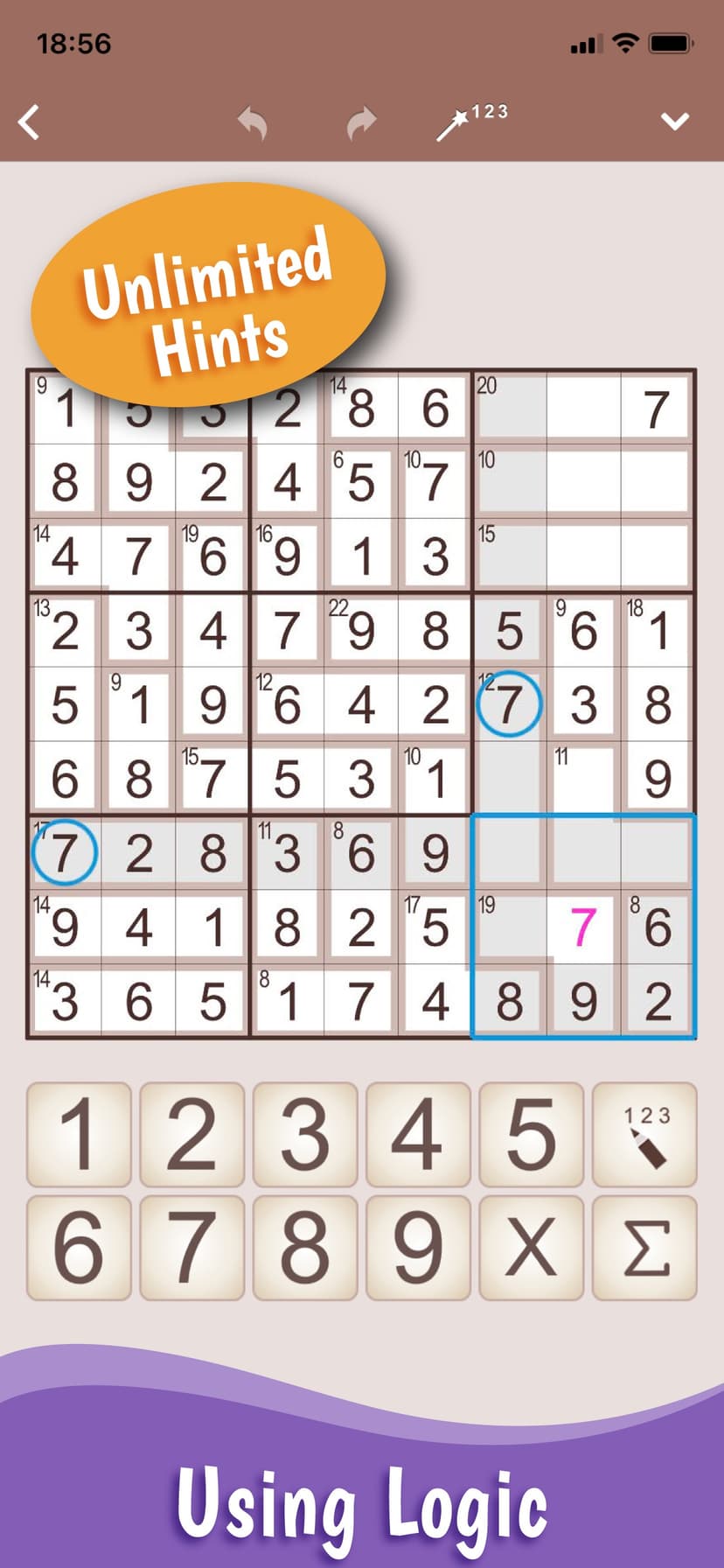 SumSudoku: Killer Sudoku screenshot 2 - screenshot