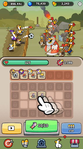 Duck vs Chicken : Idle Defense screenshot 6 - screenshot