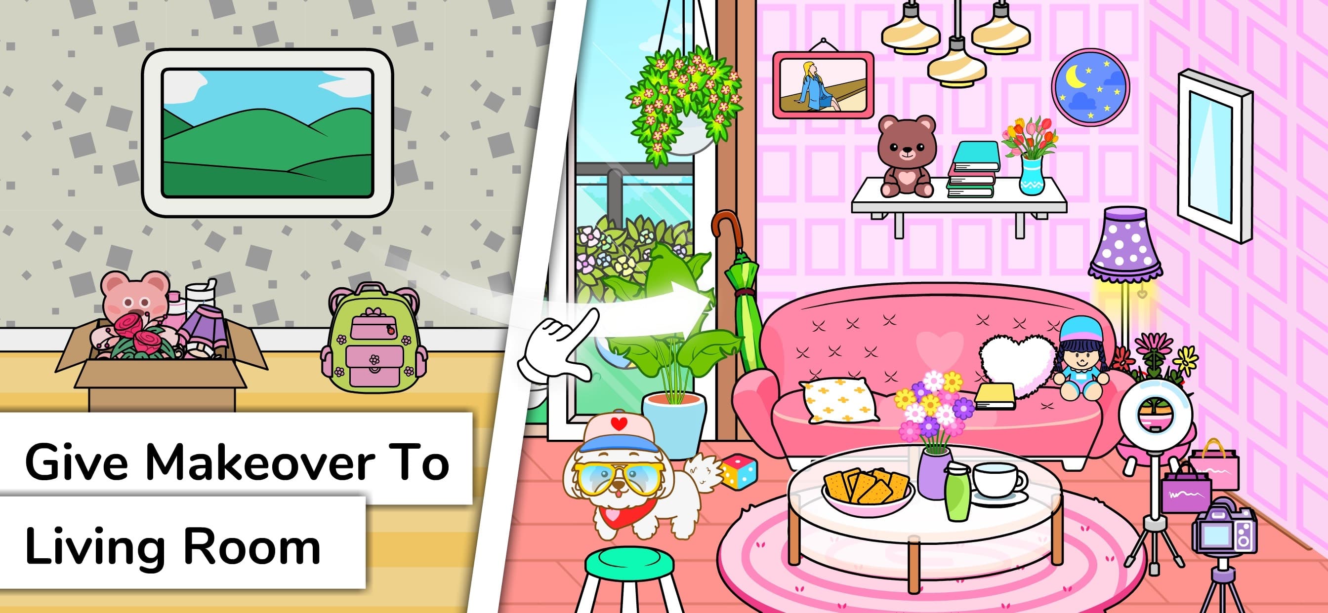 Tizi Home Design Girl Games screenshot 1 - screenshot