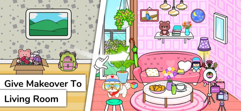 Tizi Home Design Girl Games screenshot 1 - screenshot