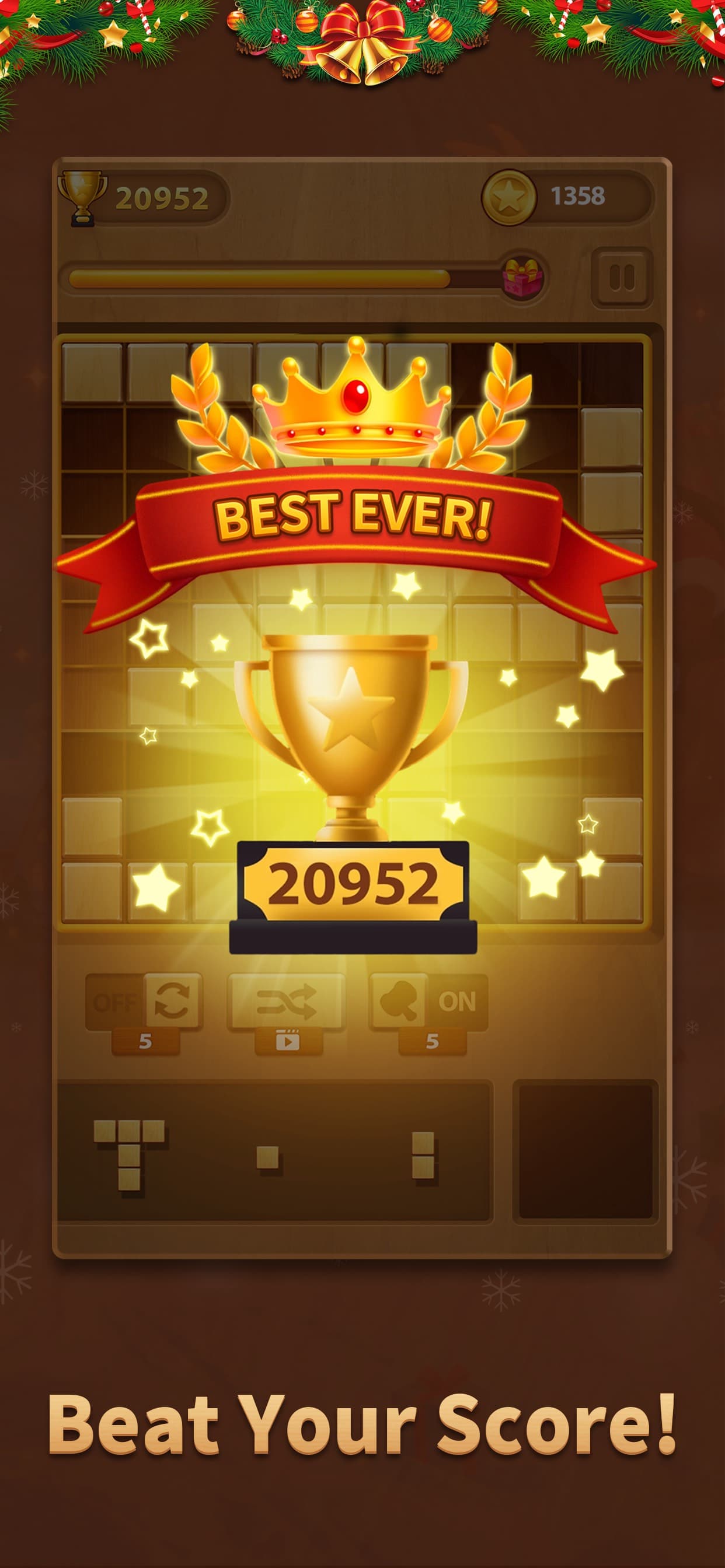 Wood Block Puzzle - Block Game screenshot 5 - screenshot