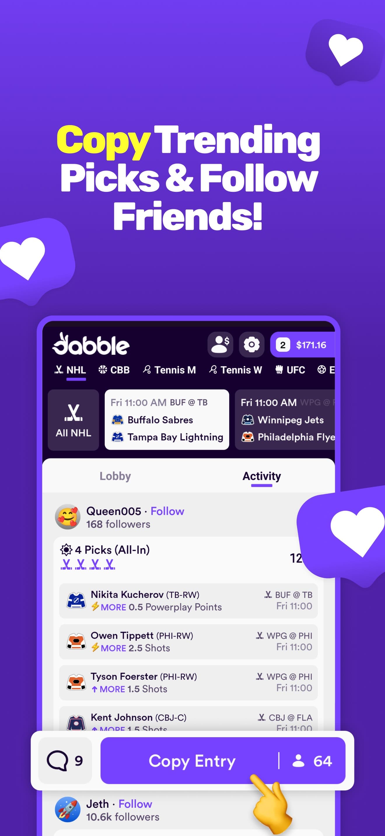 Dabble - Real Money Pick 'Em screenshot 5 - screenshot