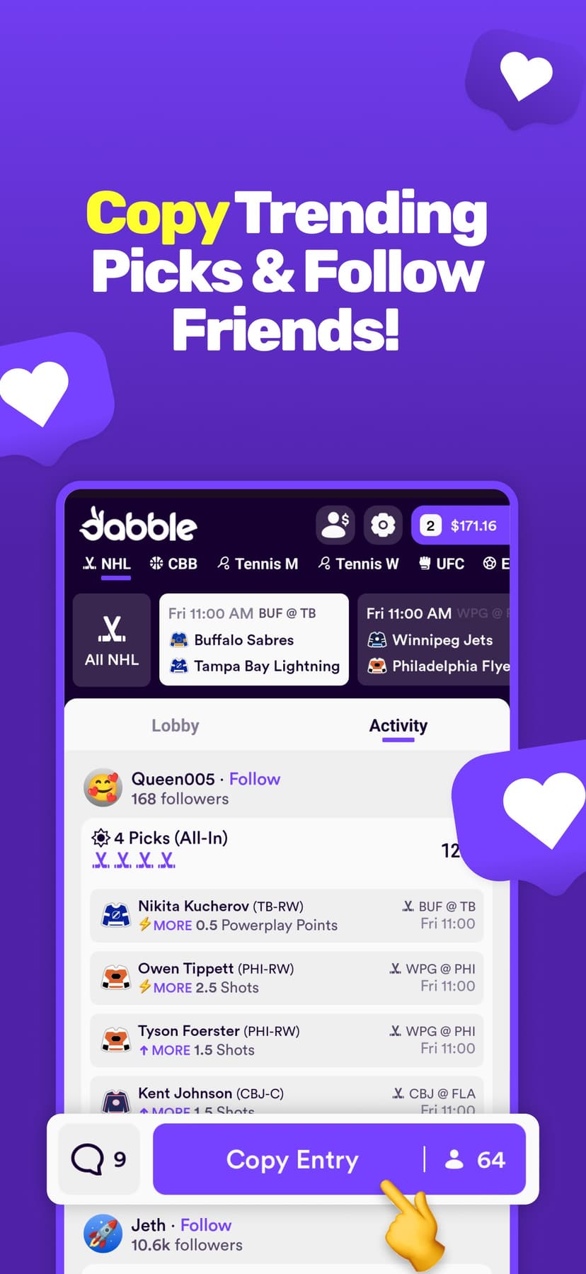 Dabble - Real Money Pick 'Em screenshot 5 - screenshot