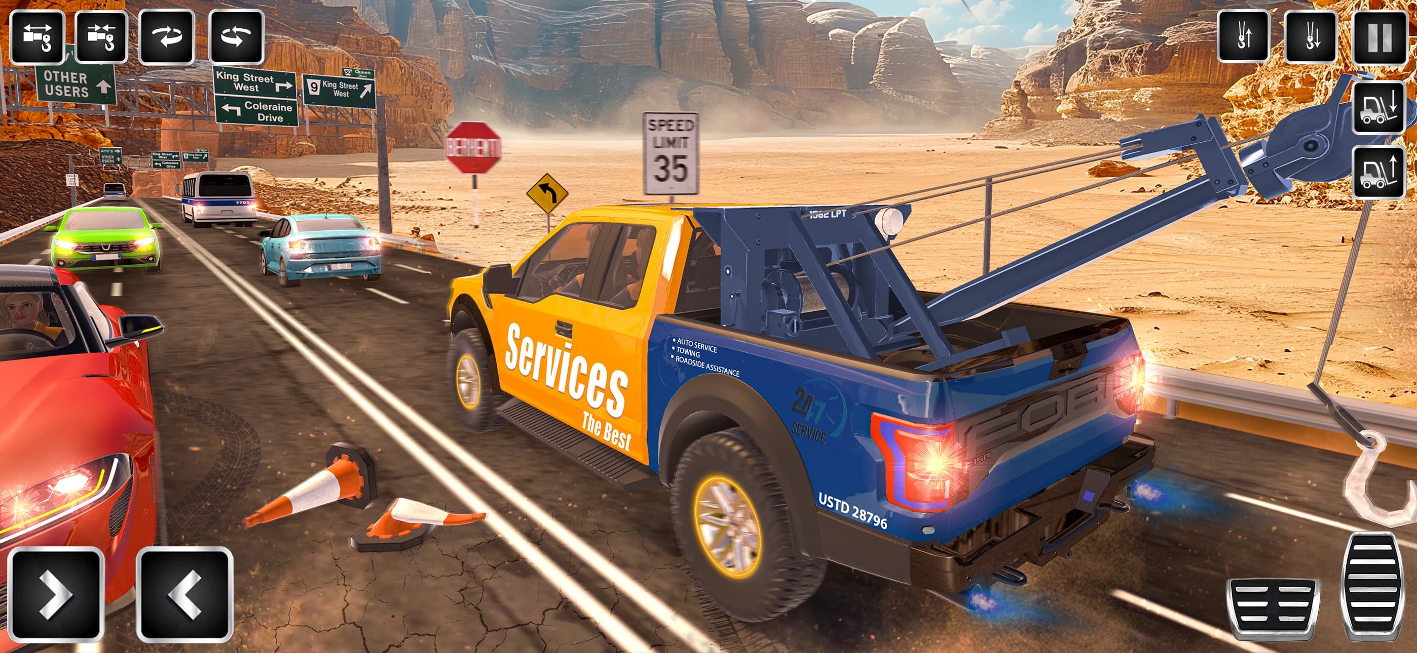 Open World Tow Truck Games 3D screenshot 3 - screenshot
