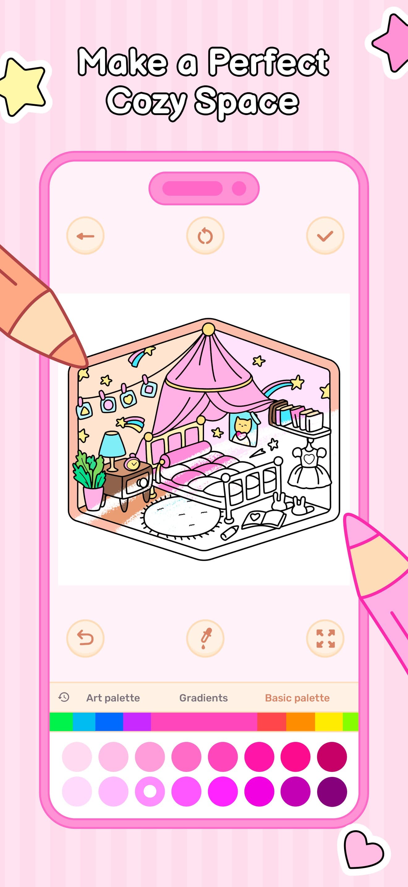 Cozy Home: Comfy Coloring Book screenshot 3 - screenshot