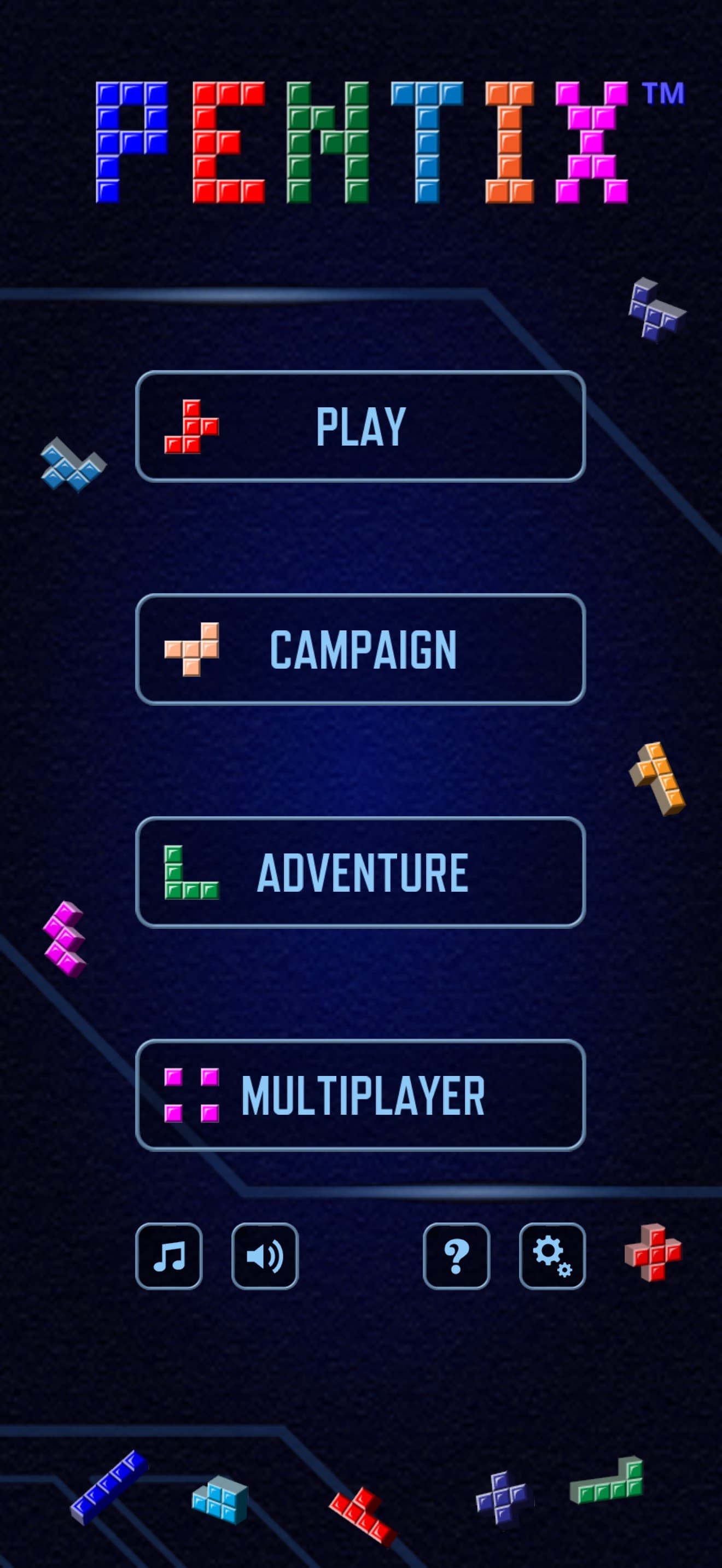 Pentix - Block Puzzle PVP Game screenshot 1 - screenshot