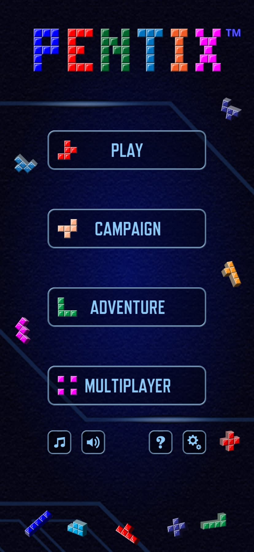 Pentix - Block Puzzle PVP Game screenshot 1 - screenshot