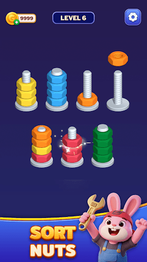 Nuts Spinner - Nut Sort Puzzle screenshot 1 - screenshot