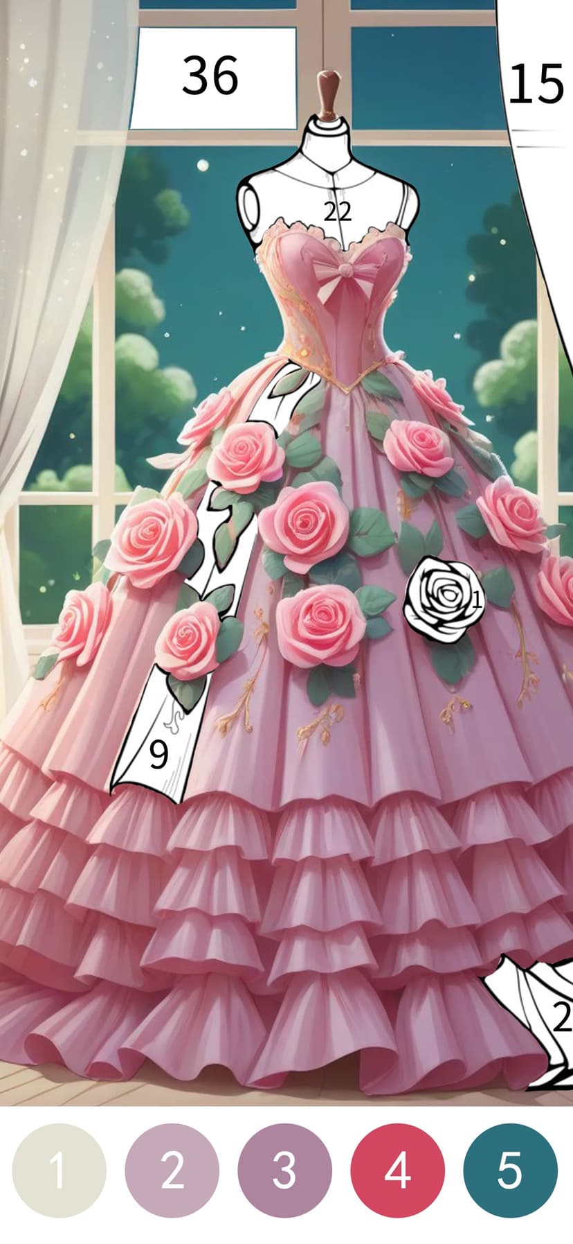 Princess Dress Coloring Book screenshot 7 - screenshot