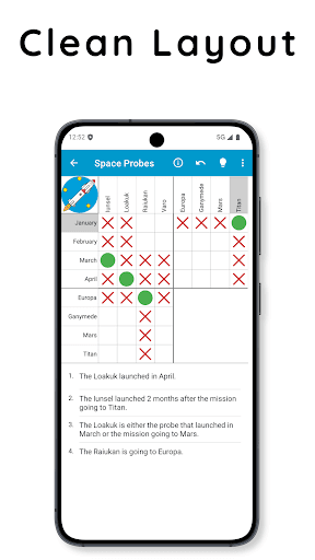 Logic Grid Puzzles: Brain Game screenshot 3 - screenshot