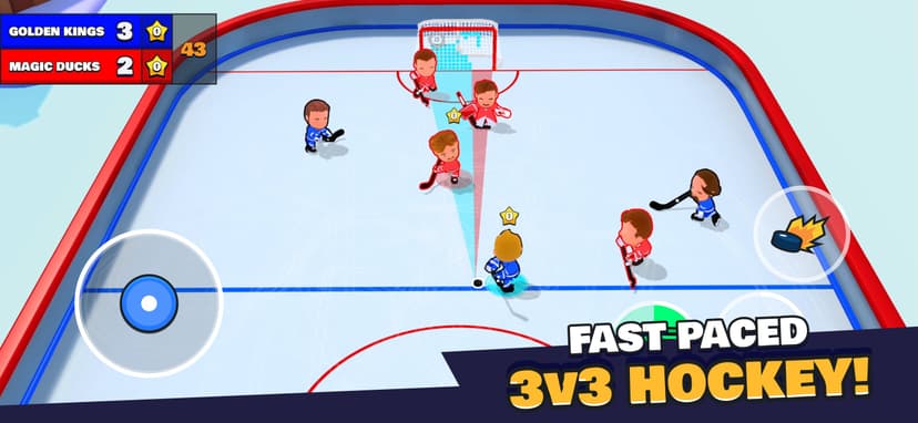 Pocket Hockey Stars screenshot 1 - screenshot