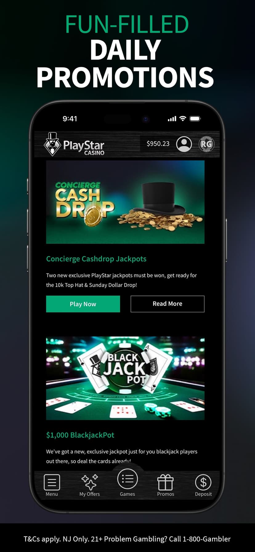 PlayStar: Real Money Casino NJ screenshot 6 - screenshot