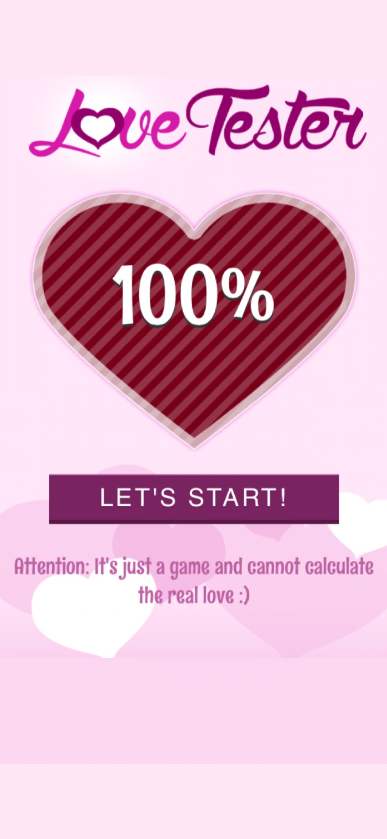 Love Tester Partner Match Game screenshot 1 - screenshot