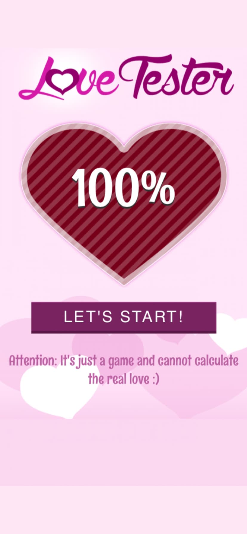 Love Tester Partner Match Game screenshot 1 - screenshot