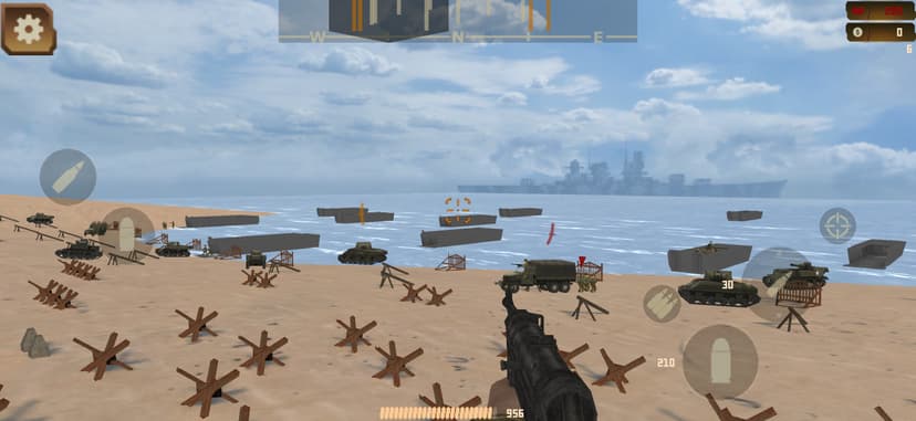 Beach Defense: WW2 D-Day screenshot 1 - screenshot