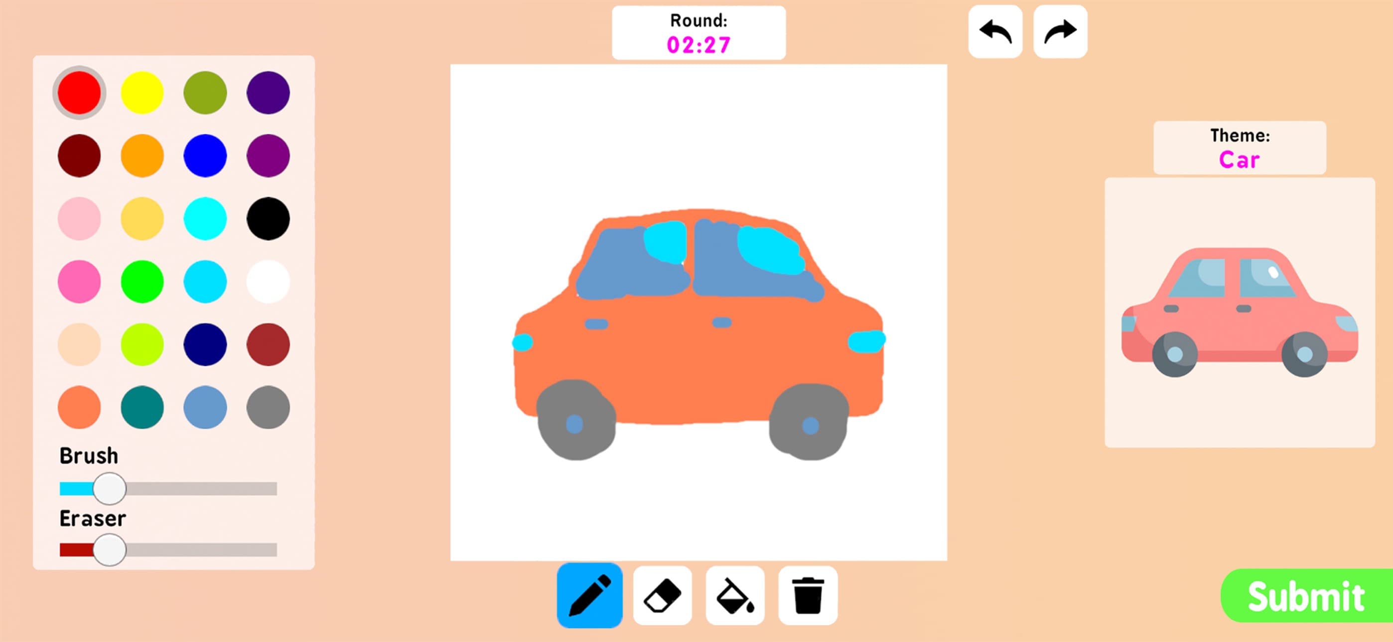 Coloring book paint drawing screenshot 4 - screenshot