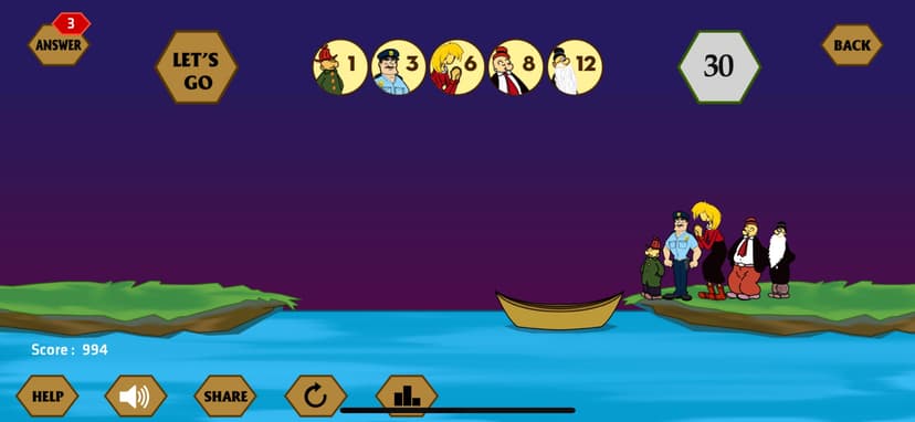 River Crossing IQ - IQ Test screenshot 4 - screenshot