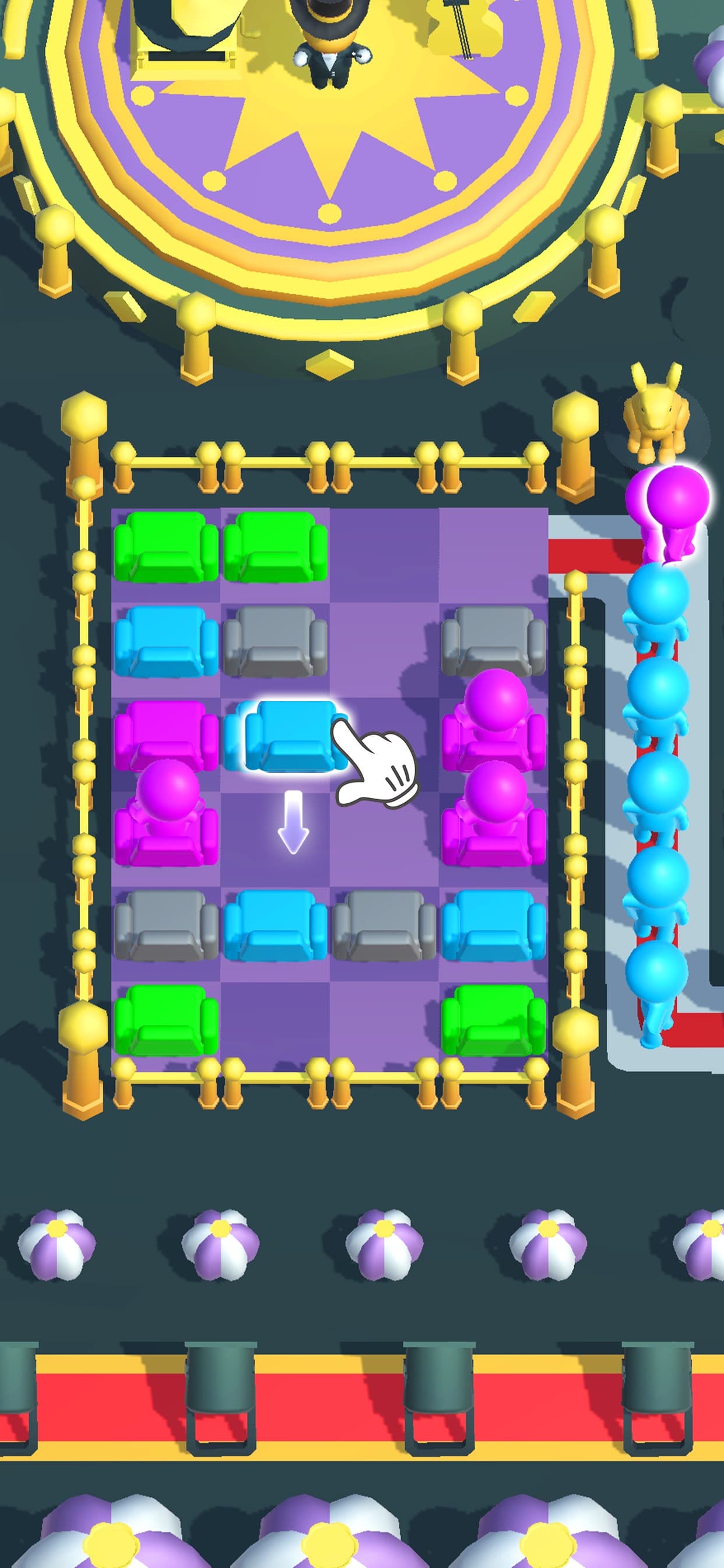 Color Seat: 3D Match screenshot 1 - screenshot