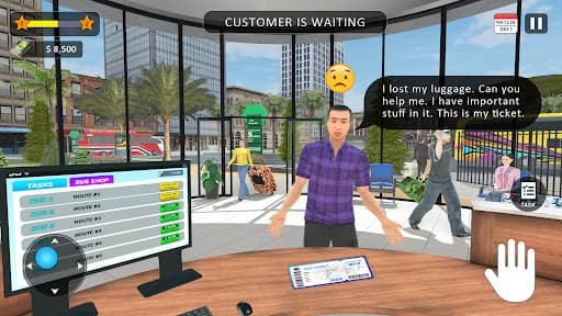 Bus Terminal Manager Simulator screenshot 1 - screenshot
